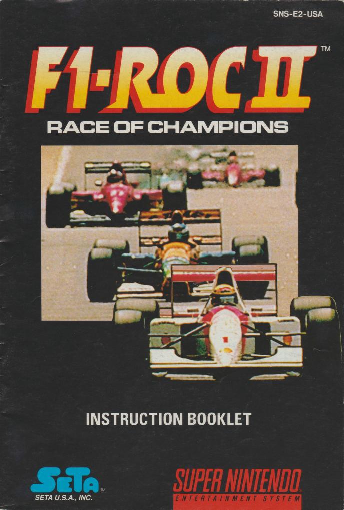 Velsigne ydre Forhandle F 1 ROC II Race Of Champions ( USA) : Free Download, Borrow, and Streaming  : Internet Archive